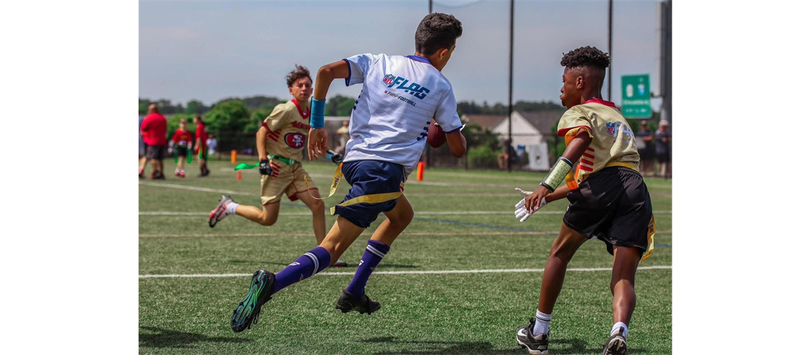 NFL Flag Football is offered in the spring and fall